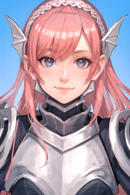 01287-4213230082-masterpiece, ultra high quality cg, best quality, cherche_def, looking at viewer, smile, simple background, beautiful and detail.png